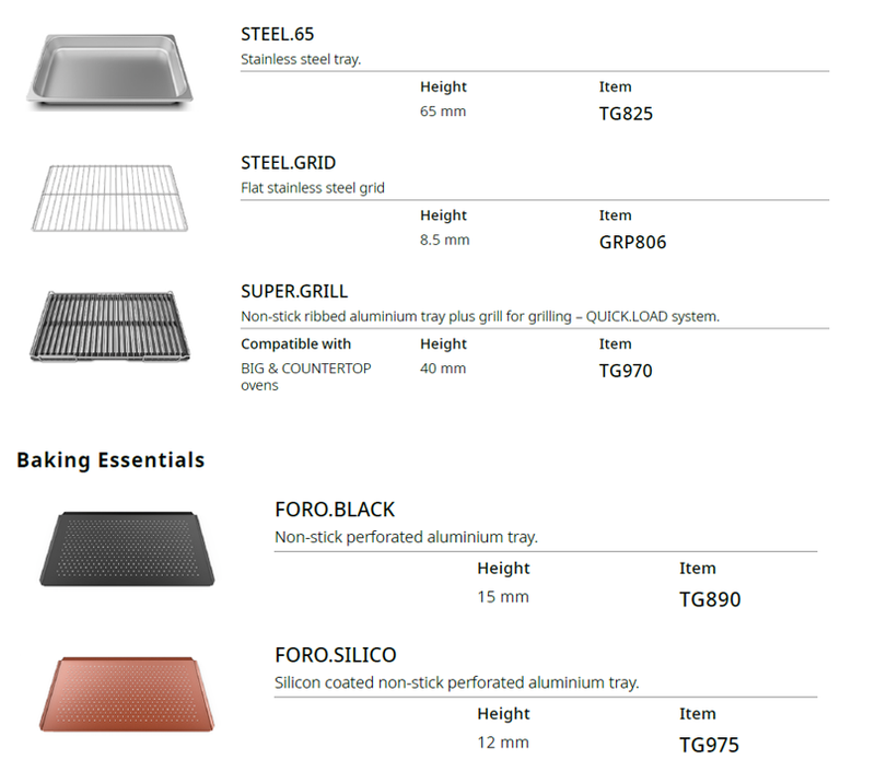 Unox Cheftop One industriovn - Vaskesystem - Damp - 5 x GN 1/1