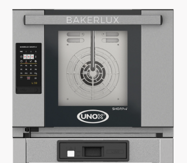 Unox Bakerlux "Stefania" (LED) - Med vandtank til damp, bordmodel - 3 plader - 46 x 33 cm - 3 kW