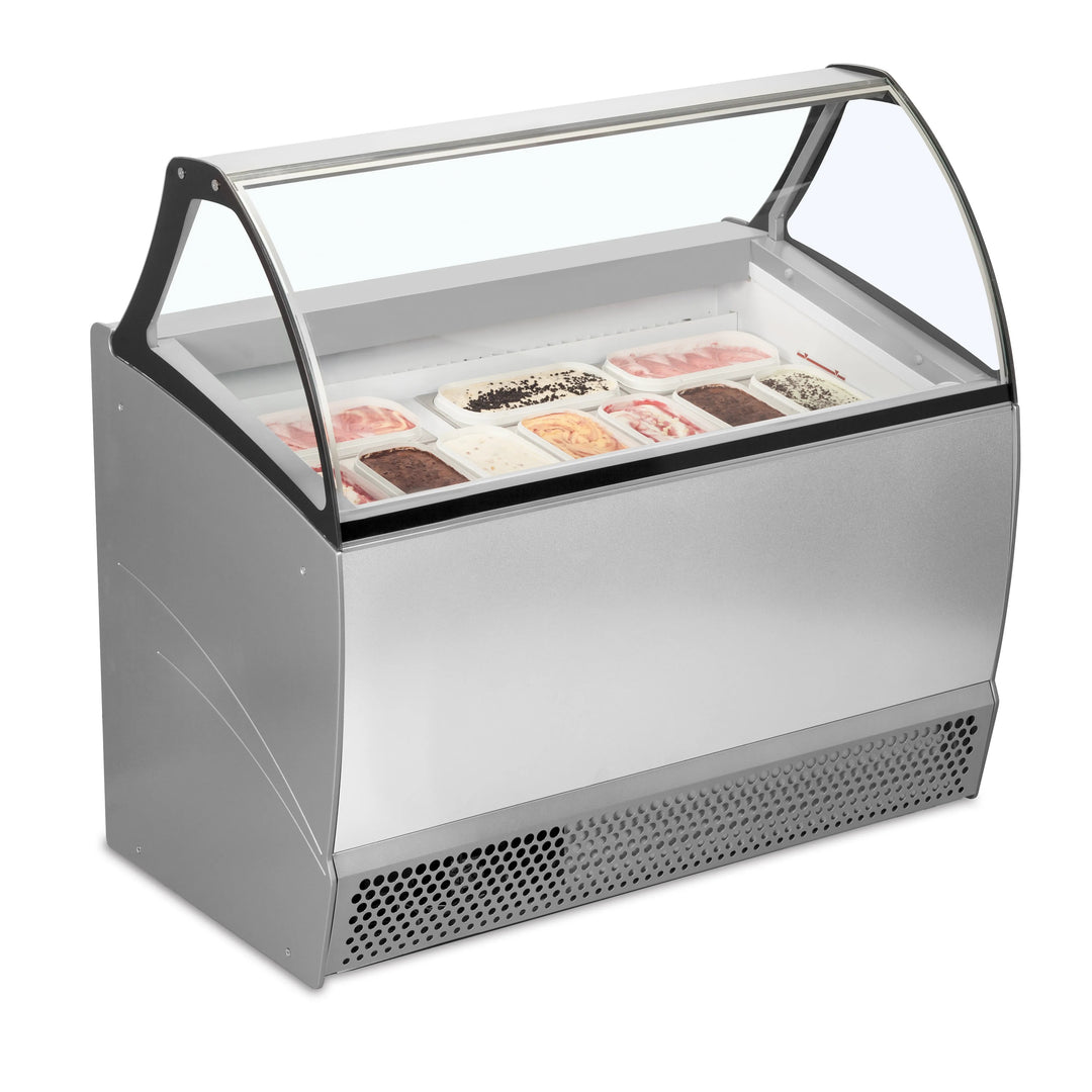 Bermuda RV10 ice cream counter - 10 x 5 liter - Ventilated - 134 cm long