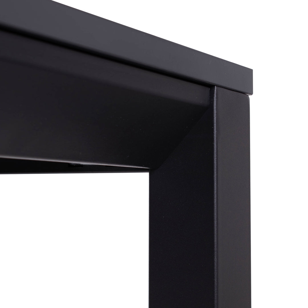 Oporto Base X canteen table - 80 × 140 cm - Anthracite - 4 pers.