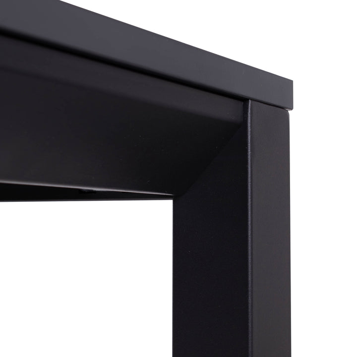 Oporto Base X canteen table - 80 × 140 cm - Anthracite - 4 pers.