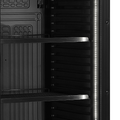 Sort display køleskab - Tefcold CEV425 BLACK - 347 liter - 45 dB - 2,2 Kw/24 timer