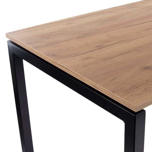 Cafe table - Decor-laminate oak - 120 x 70 cm - Indoor