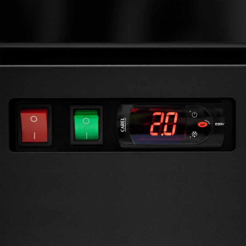Tripple display fryser - Tefcold Atom Maxi F3DB - 1090 liter - 70 dB - 23,84 kW/24 timer