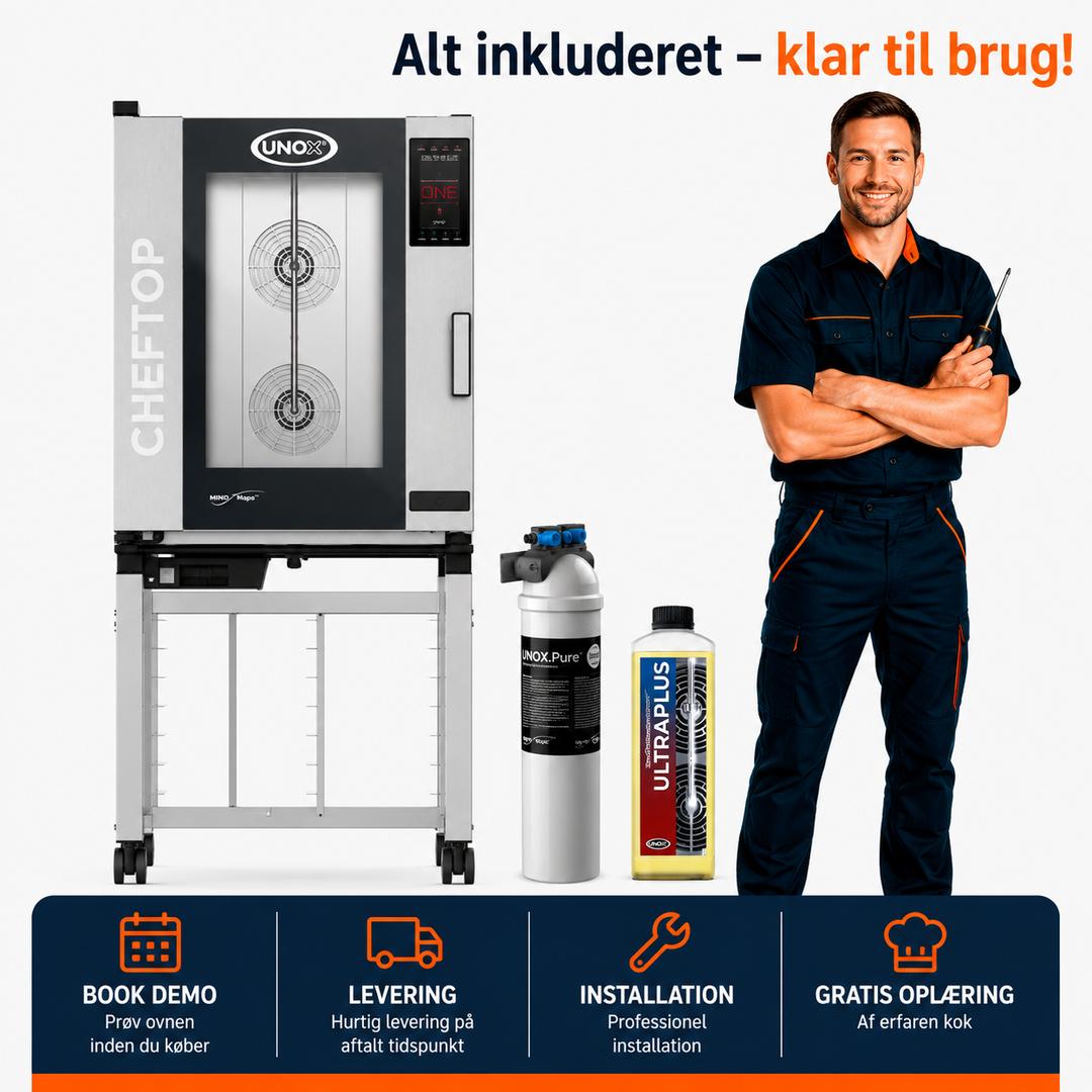 Industriovn med vaskesystem - CHEFTOP ONE - 10 x GN 1/1