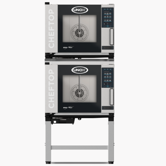 Cheftop pakke 1: 2 x Cheftop Plus 5 plader (GN 1/1) med stativ og vandfilter