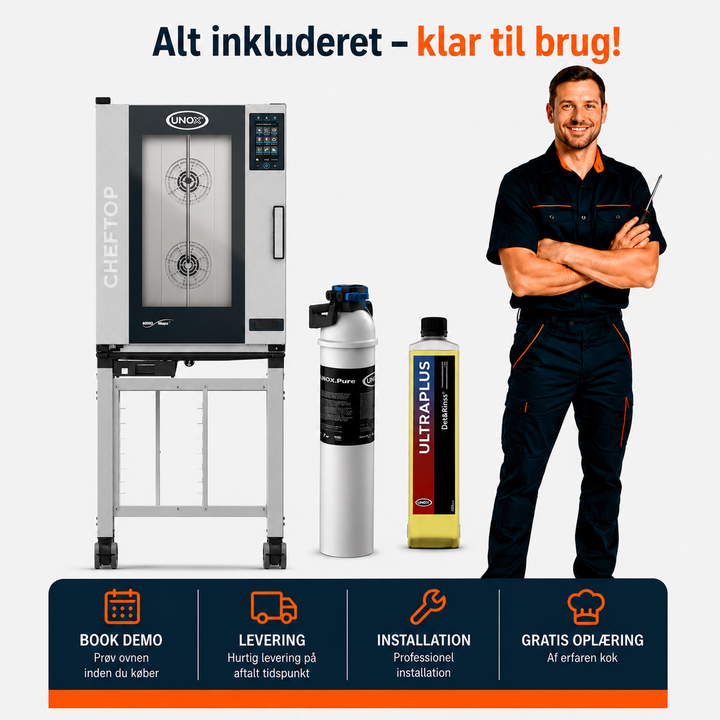 Industriovn med vaskesystem - CHEFTOP PLUS - 10 x GN 1/1