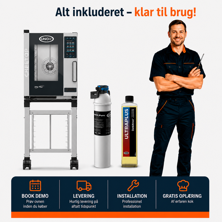 Combi oven with washing system - CHEFTOP PLUS - 5 x GN 1/1 (Compact)