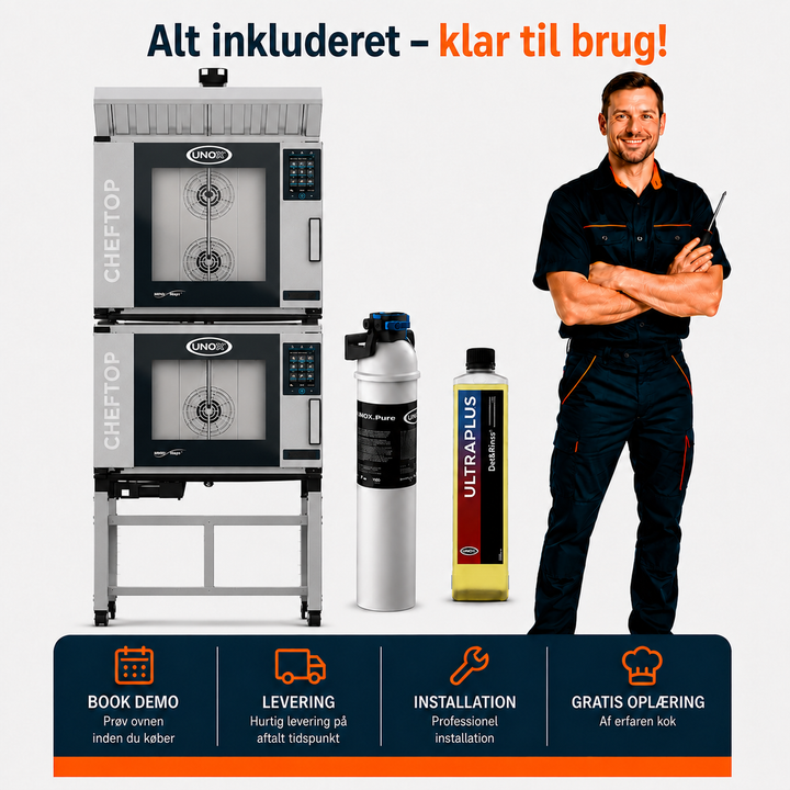 To industriovne i søjle - CHEFTOP PLUS 5+7 x GN 1/1