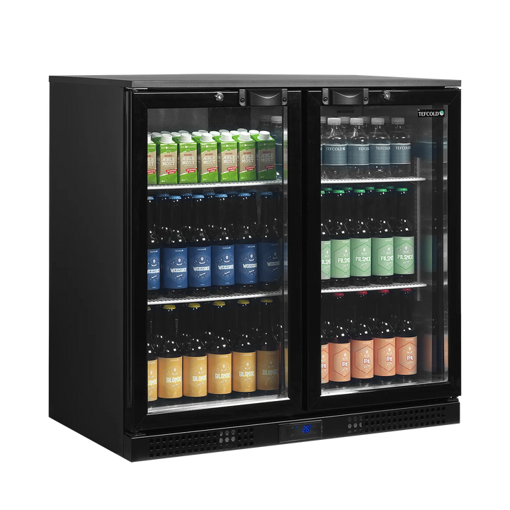 Dobbelt backbar med hængslede døre - Tefcold DB201H - 182 liter - 44 dB - 1,08 kW/24 timer (87 cm høj)