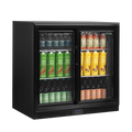 Double backbar with sliding doors - Tefcold DB201S - 182 liters - 44 DB - 1.14 kW/24 hours (87 cm high)