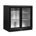 Double backbar with sliding doors - Tefcold DB201S - 182 liters - 44 DB - 1.14 kW/24 hours (87 cm high)