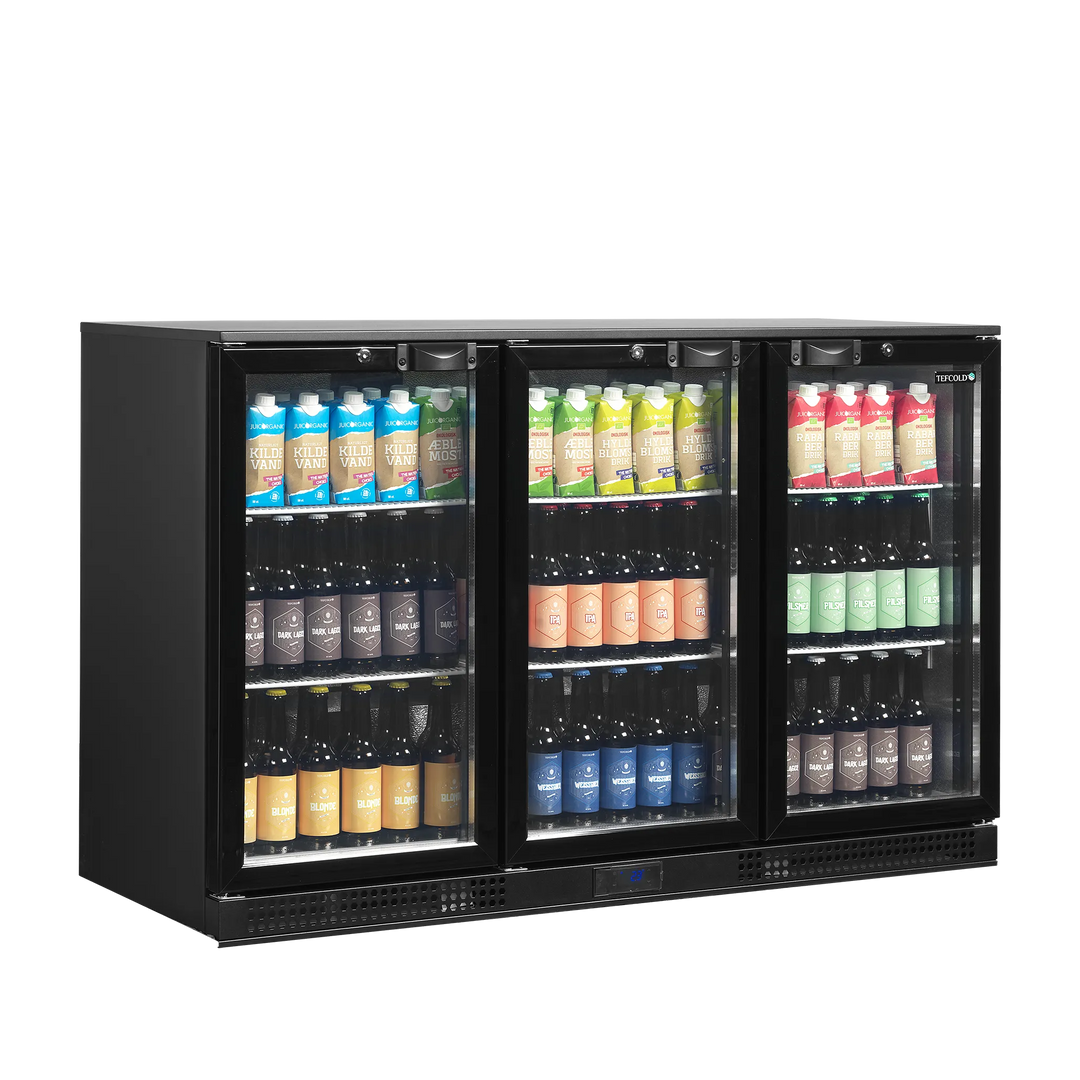 Backbar med hængslede døre - Tefcold DB301H-3 - 300 liter - 44 DB - 1,8 kW/24 timer (87 cm høj)