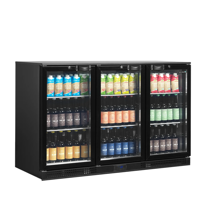 Backbar med hængslede døre - Tefcold DB301H-3 - 300 liter - 44 DB - 1,8 kW/24 timer (87 cm høj)