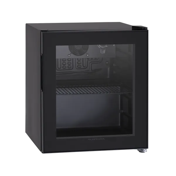 Mini display køler - Scancool DC48BB - 48 liter - 1,7 kw/24 timer - 39 dB