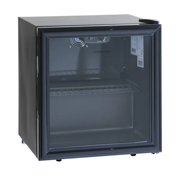 Mini display køler - Scancool DKS 63 BE - 46 liter - 0,83 kw/24 timer