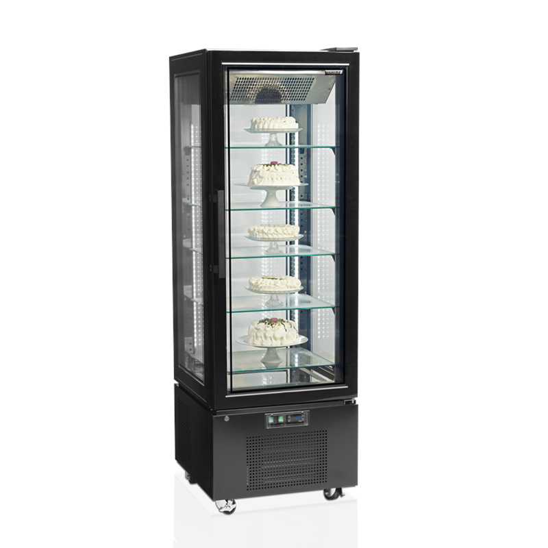 Display fryseskab - Tefcold UPD400-F - 248 liter - 23,51 kWh/24t (Til iskager og kransekager på frost)
