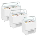 Fiji 4 ice cream counter - 4 x 5 liters - Ventilated - Compact - 82.2 cm long