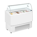Fiji 6 ice cream counter - 6 x 5 liters - Ventilated - Compact - 121.4 cm long