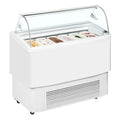 Fiji 7 ice cream counter - 7 x 5 liters - Ventilated - 135.4 cm long