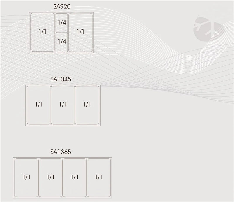 Saladette med vippelåg - Tefcold SA920 - 230 liter - 2,1 kw/24 timer - 90 cm bred