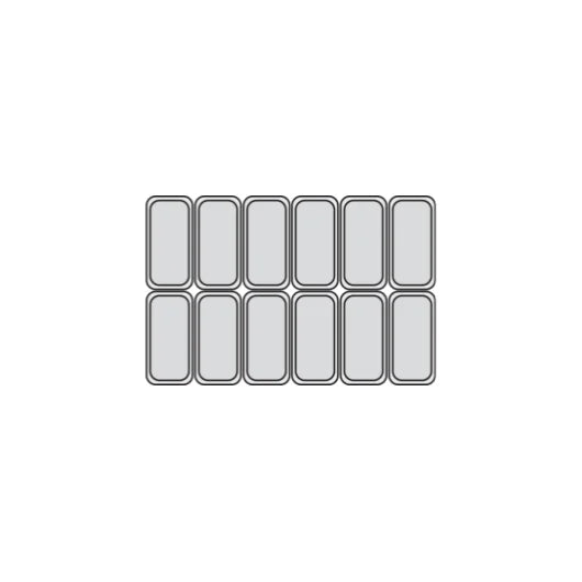 Millenium ST12  isdisk - 12 x 5 liter - Ventileret - 116,6 cm lang