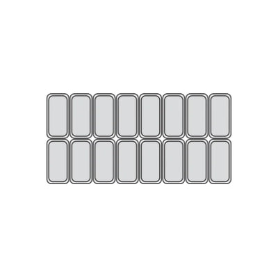 Millenium ST16  isdisk - 16 x 5 liter - Ventileret - 149,6 cm lang