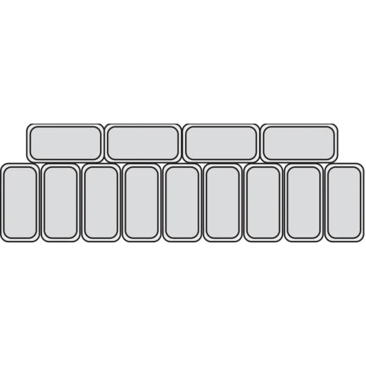 Bermuda RV13 isdisk - 13 x 5 liter - Ventileret - 153 cm lang