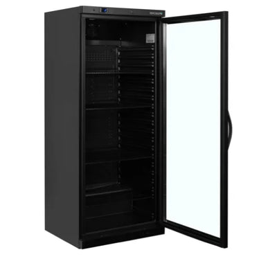Display køleskab - Tefcold UR600BG - 570 liter - 45 DB - 2,25 Kw/ 24 timer (GN 2/1)