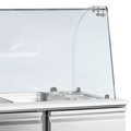 Saladette med vippelåg - Tefcold SA1045 - 240 liter - 2,5 kw/24 timer - 104,5 cm bred