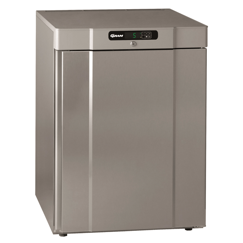 Lagerkøleskab - Gram Compact K220R - 77 liter - 30 DB - 0,62 kw/24 timer (48,6 x 43 cm hylder)