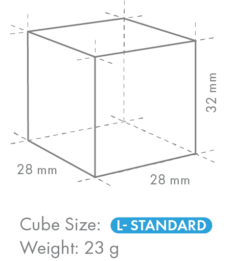Hoshizaki IM-21CPE - Isterningmaskine - 30 kg/døgnet - 11,5 kg. magasin - Store isterninger (3 års garanti)
