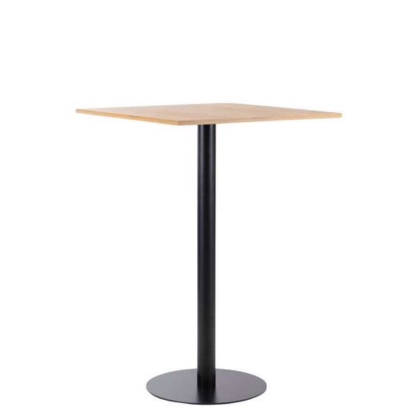 Bar table - Decor-laminate oak - 75 x 75 cm - Indoors
