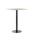 Højbord - Decor-laminat eg - 75 x 75 cm - Indendørs