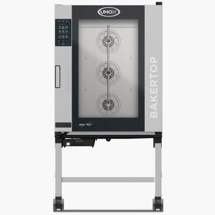 Kombi-bageovn med vaskesystem - BAKERTOP PLUS - 10 x 40 x 60 cm &amp; GN 1/1