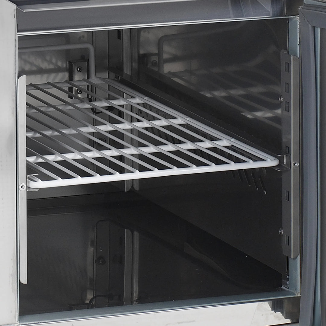 Kølebord lav model - Tefcold UC5310 - 262 liter - 2,51 kW/24 timer - 180 cm bred