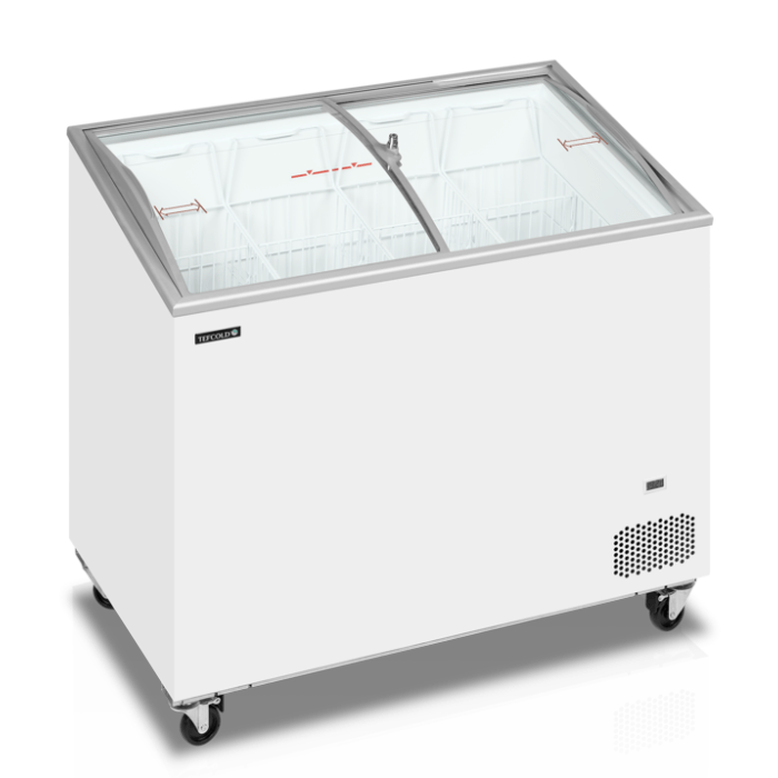 Isfryser til literis og ispinde - Tefcold IC301SCEB - 230 liter - 45 DB - 2,08 kw/24 timer