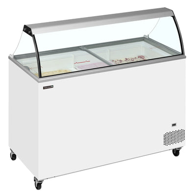 Tefcold IC401SC-SO isdisk - 10 x 5 liter - Skydelåg - Statisk