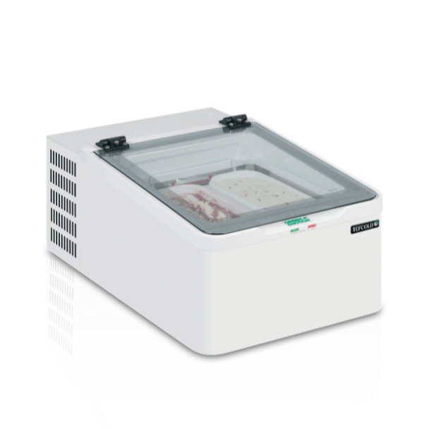 Isdisk bordmodel - Tefcold ICE2 - Til 2 x napolikantiner 5 liter eller ispinde