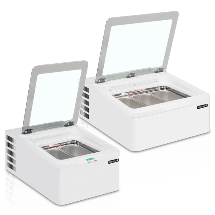 Tefcold ICE3 isdisk - Bordmodel - Til 3 x napolikantiner 5 liter eller ispinde