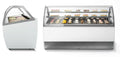 Millenium LX24 ice cream counter - 24 x 5 liters - Ventilated - 215.6 cm long