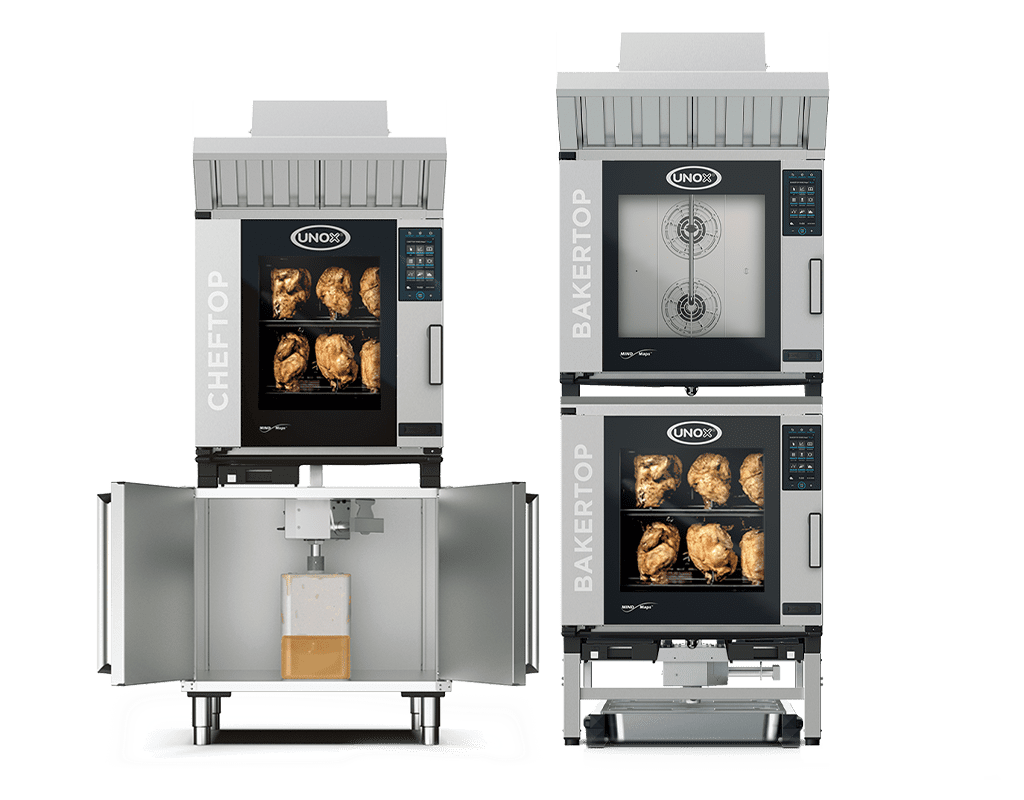 Oven for 24 pcs. chickens - Unox Cheftop 10 sockets GN 1/1