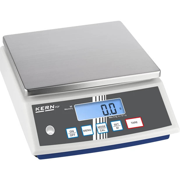 Kern FCF 3K - Præcis digital køkkenvægt - 3kg/0,1g