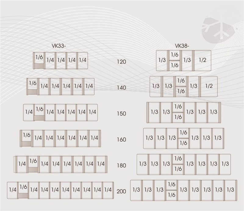 Tefcold VK33-200 - Køleopsats til 9 x GN 1/4 - 200 cm bred