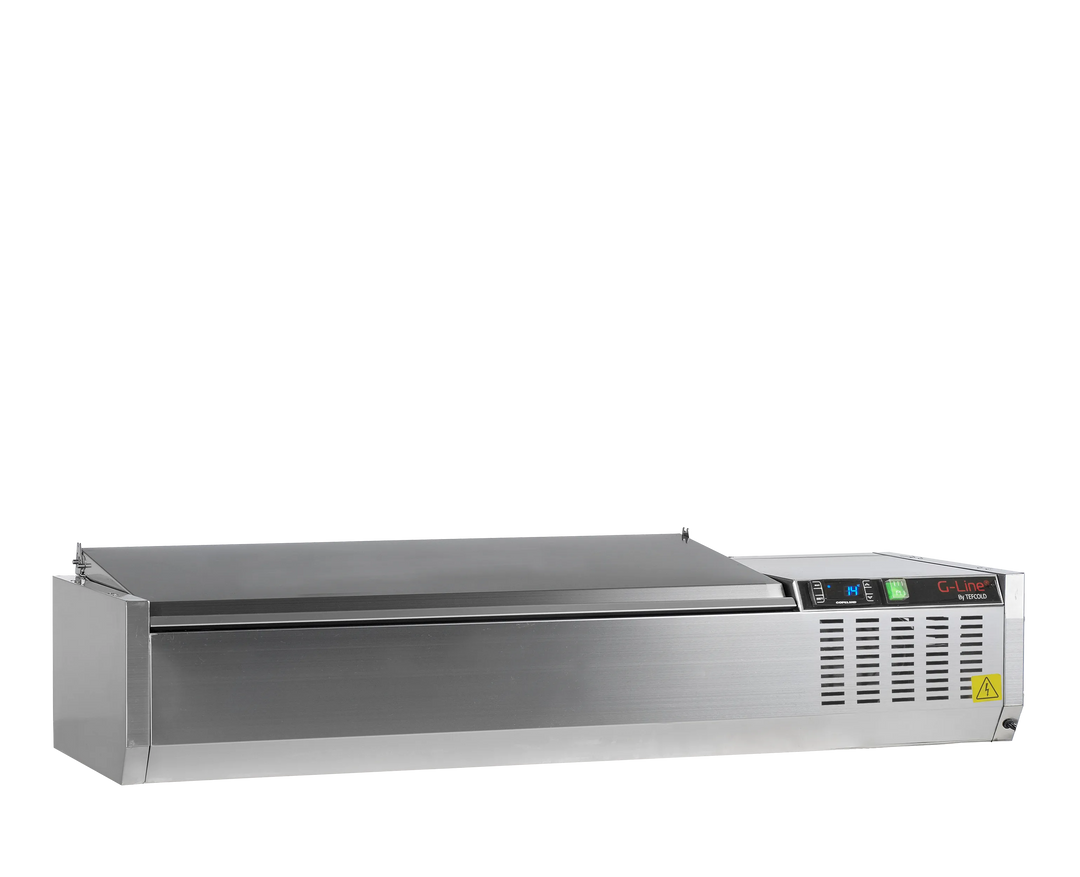 Tefcold GVC38-120 S/S- køleopsats til 4 x GN 1/3 - 120 cm