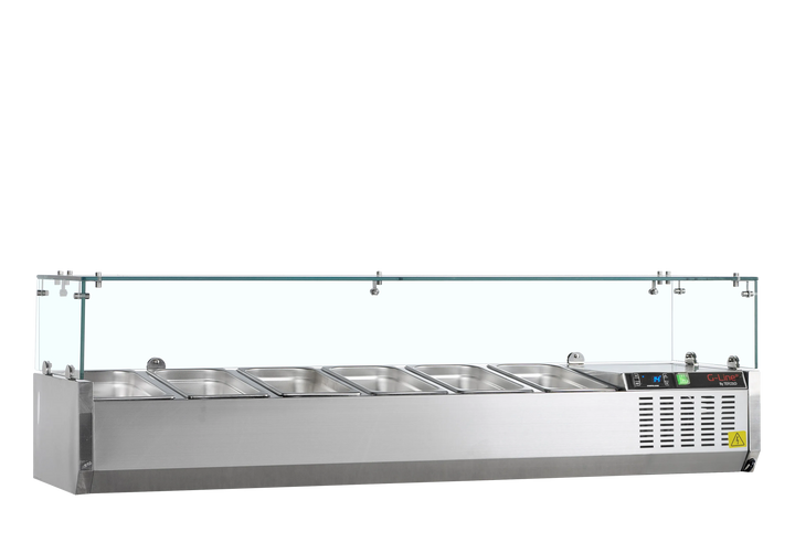 Tefcold GVC33-150- Køleopsats til 6 x GN 1/4 - 150 cm bred