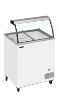 Isdisk til 4 x 5 liter scoop is - Tefcold IC201SC+SO - 1,85 kw/24 timer