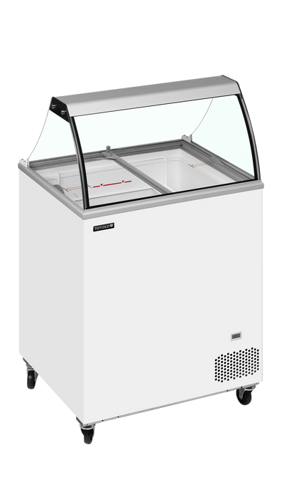 Isdisk til 4 x 5 liter scoop is - Tefcold IC201SC+SO - 1,85 kw/24 timer