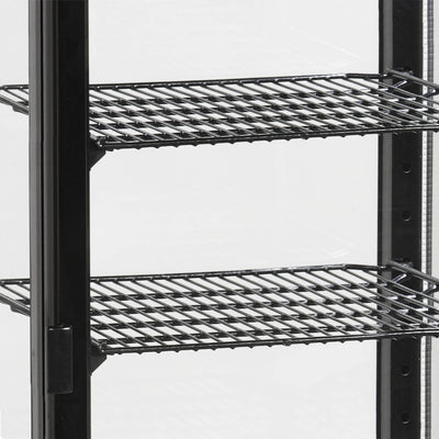 Sort kølemontre med 2 hylder - Tefcold UPD60-BLACK - 58 liter - 42 dB - 3,59 Kw/24 timer