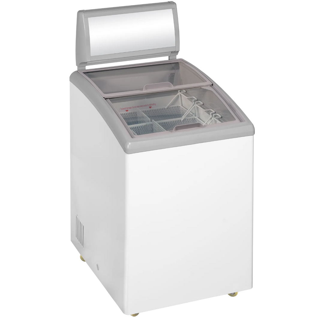Lille fryser med glaslåge - Tefcold IDC152C-W1